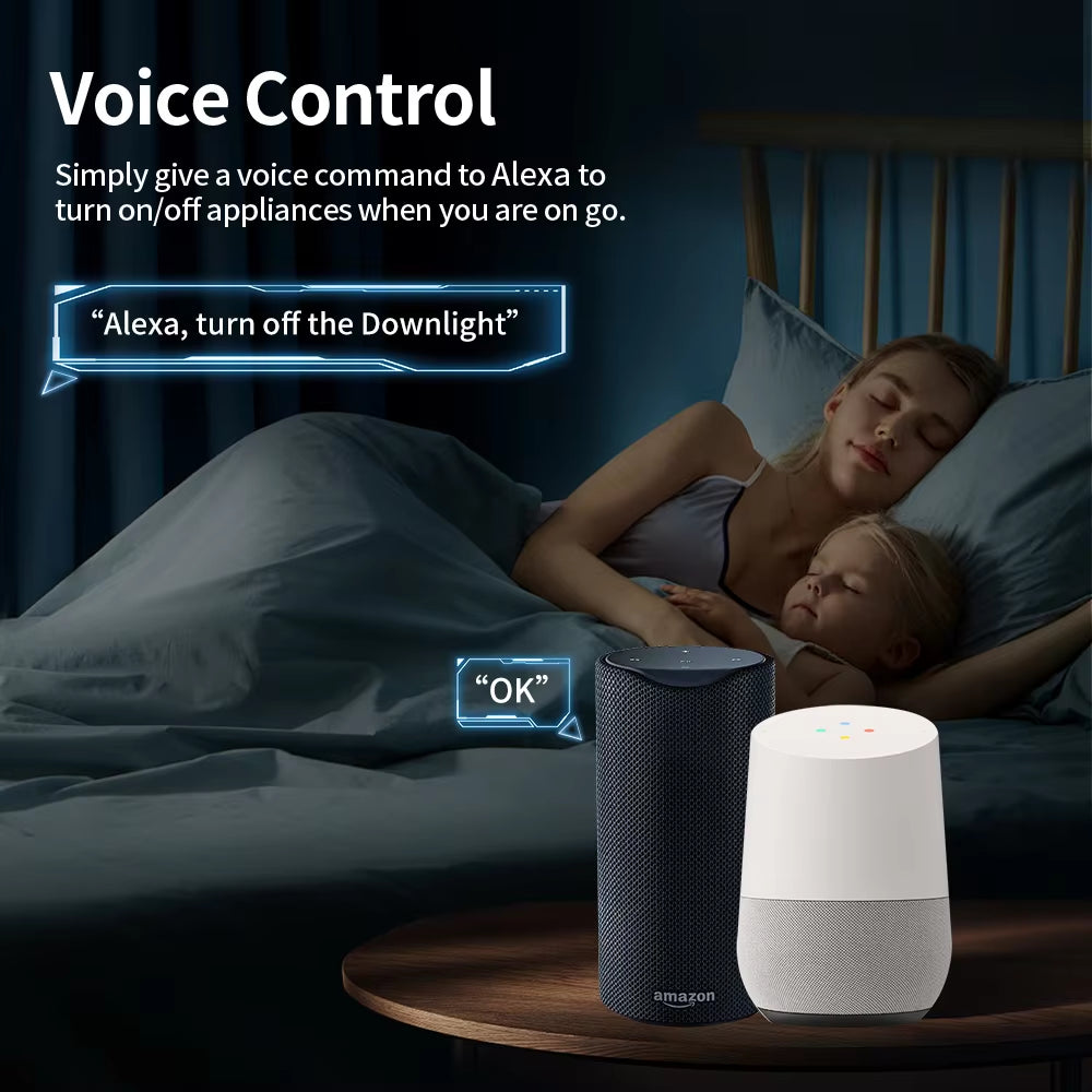 TUYA Smart Plug Wifi or Zigbee3.0 Socket EU 16A/20A Power Monitor Timing Function Voice Control Work with Alexa Google Home